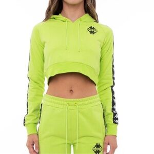 Kappa x Shadow Hill Sedot Cropped Hoodie NWT